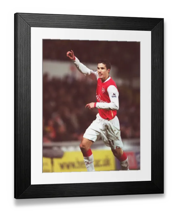 Framed Print : Robin van Persie's Double: Arsenal's Triumph over Watford (26 / 12 / 2006) Framed Print : Robin van Persie's Double: Arsenal's Triumph over Watford (26 / 12 / 2006)