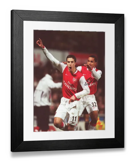 Framed Print : Van Persie and Walcott's Dazzling Duo Goal: Arsenal's Holiday Victory over Watford (2006) Framed Print : Van Persie and Walcott's Dazzling Duo Goal: Arsenal's Holiday Victory over Watford (2006)