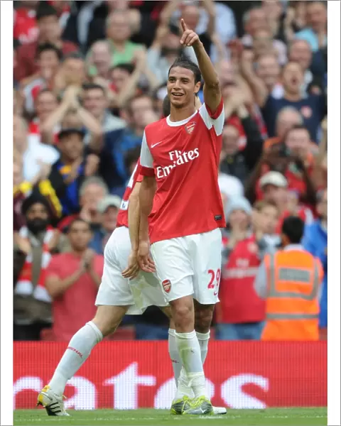 Marouane Chamakh's Sixth Goal: Arsenal Crushes Blackpool 6-0