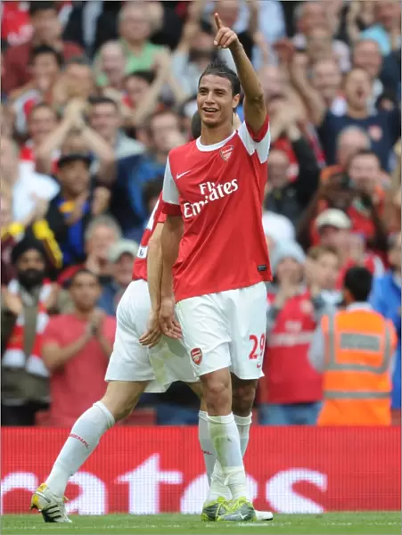 Marouane Chamakh's Sixth Goal: Arsenal Crushes Blackpool 6-0
