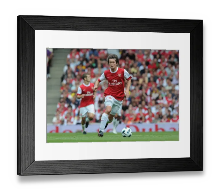 Framed Print : Tomas Rosicky (Arsenal). Arsenal 6: 0 Blackpool, Barclays Premier League