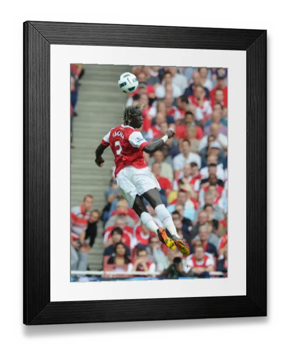 Framed Print : Bacary Sagna (Arsenal). Arsenal 6: 0 Blackpool, Barclays Premier League Framed Print : Bacary Sagna (Arsenal). Arsenal 6: 0 Blackpool, Barclays Premier League
