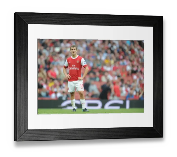 Framed Print : Arsenal's Jack Wilshere Shines in 6-0 Victory over Blackpool