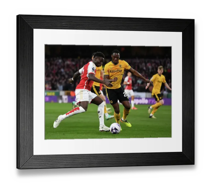 Framed Print : Wolverhampton Wanderers v Arsenal FC - Premier League Framed Print : Wolverhampton Wanderers v Arsenal FC - Premier League