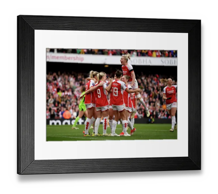 Framed Print : Arsenal FC v Leicester City - Barclays Women's Super League