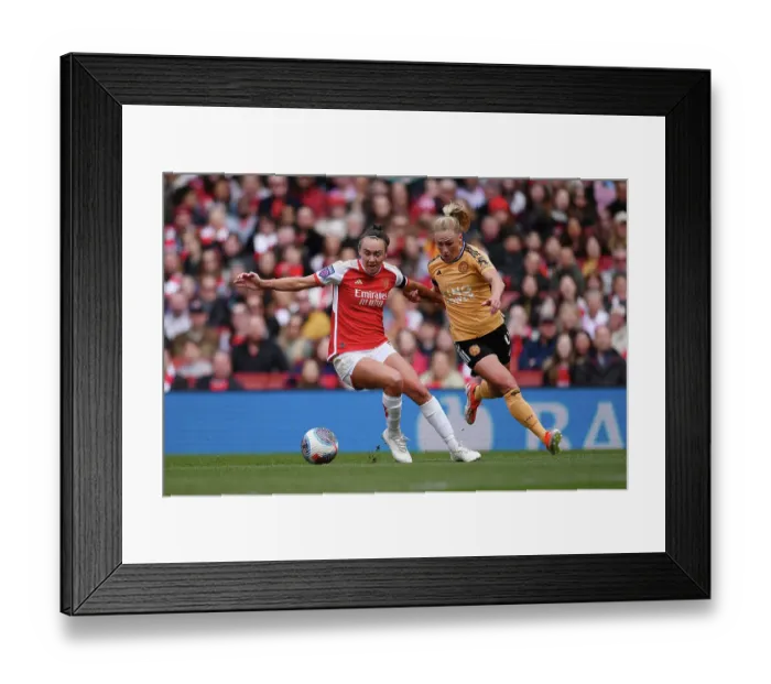 Framed Print : Arsenal FC v Leicester City - Barclays Women's Super League Framed Print : Arsenal FC v Leicester City - Barclays Women's Super League