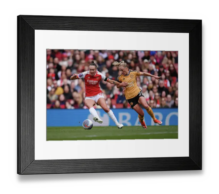 Framed Print : Arsenal FC v Leicester City - Barclays Women's Super League