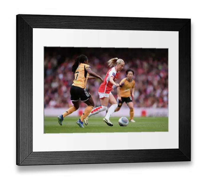 Framed Print : Arsenal FC v Leicester City - Barclays Women's Super League Framed Print : Arsenal FC v Leicester City - Barclays Women's Super League