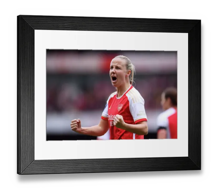 Framed Print : Arsenal FC v Leicester City - Barclays Women's Super League Framed Print : Arsenal FC v Leicester City - Barclays Women's Super League