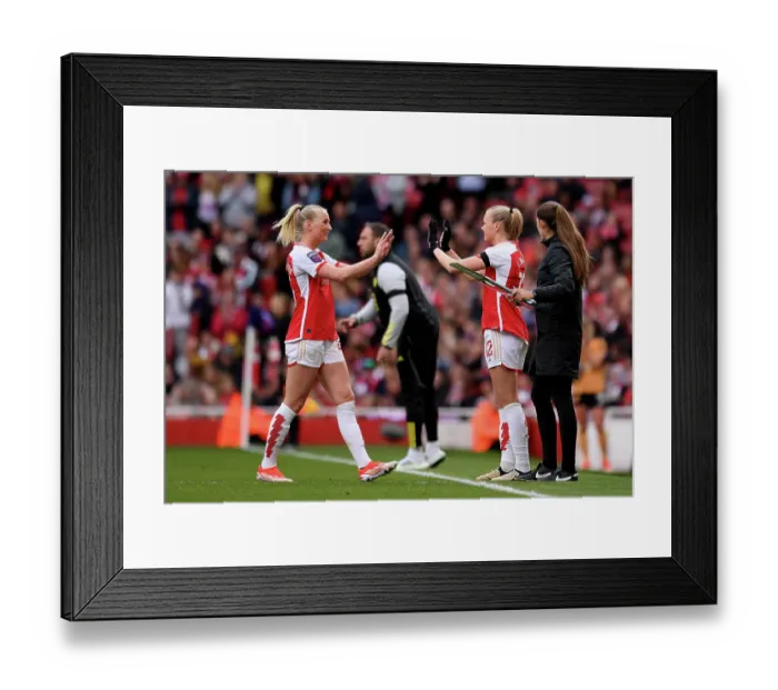 Framed Print : Arsenal FC v Leicester City - Barclays Women's Super League