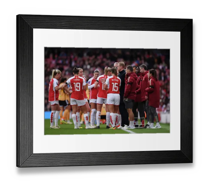 Framed Print : Arsenal FC v Leicester City - Barclays Women's Super League
