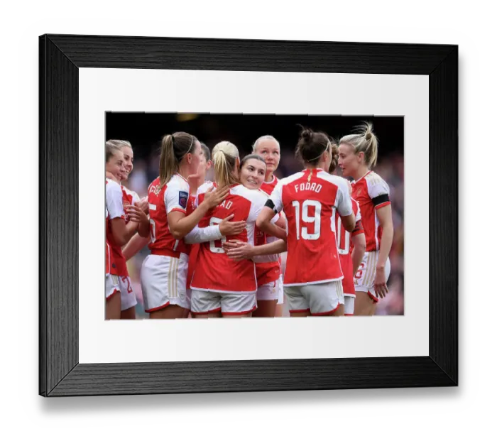 Framed Print : Arsenal FC v Leicester City - Barclays Women's Super League