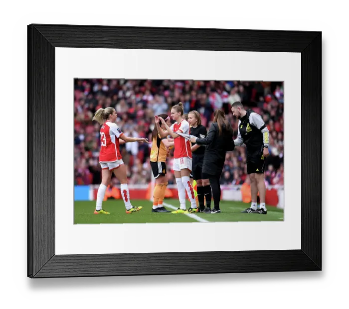 Framed Print : Arsenal FC v Leicester City - Barclays Women's Super League