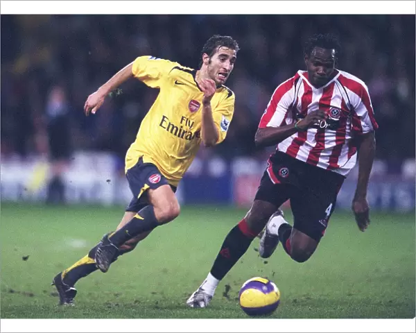 Mathieu Flamini (Arsenal) Claude Davis (Sheff Utd)