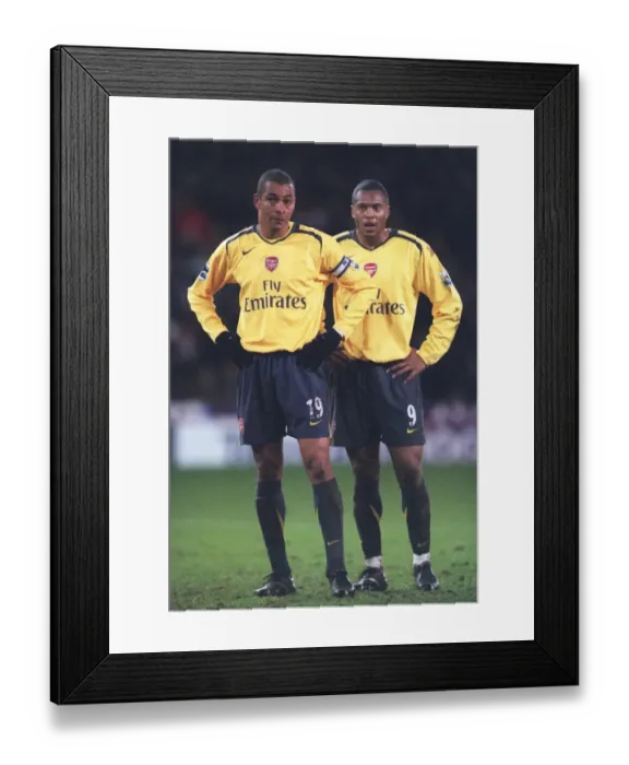 Framed Print : Gilberto and Julio Baptista (Arsenal)