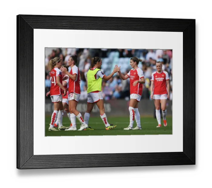 Framed Print : Manchester City v Arsenal FC - Barclays Women's Super League