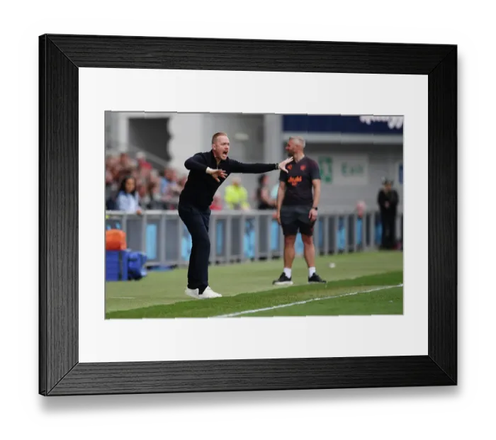 Framed Print : Manchester City v Arsenal FC - Barclays Women's Super League