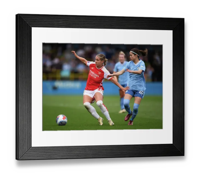 Framed Print : Manchester City v Arsenal FC - Barclays Women´s Super League Manchester City v Arsenal FC - Barclays Women´s Super League