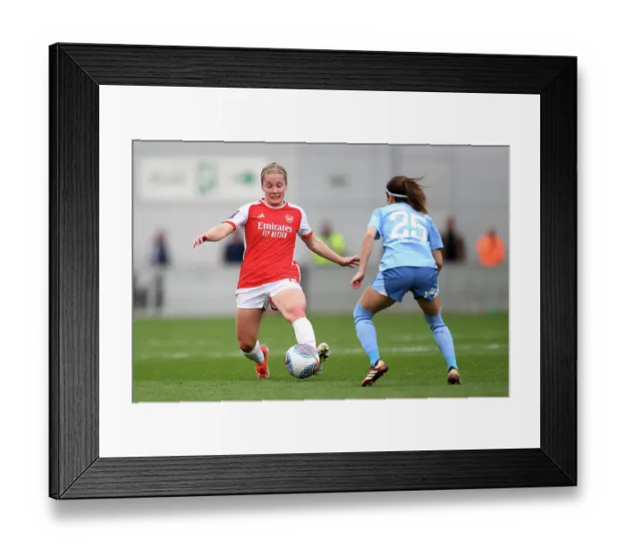 Framed Print : Manchester City v Arsenal FC - Barclays Women´s Super League Manchester City v Arsenal FC - Barclays Women´s Super League