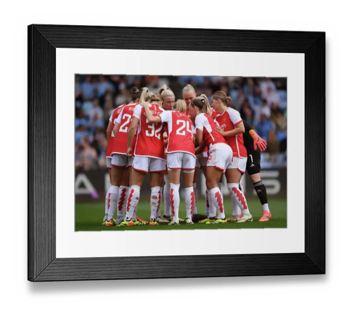 Framed Print : Manchester City v Arsenal FC - Barclays Women's Super League