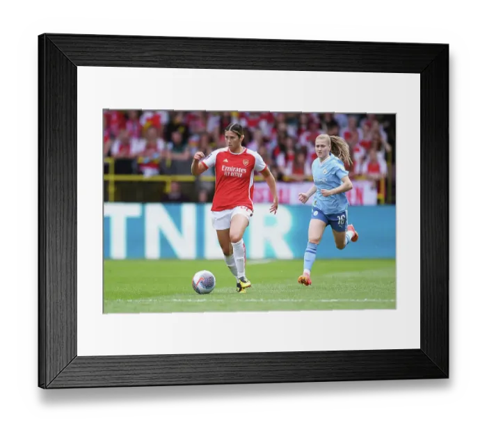 Framed Print : Manchester City v Arsenal FC - Barclays Women's Super League