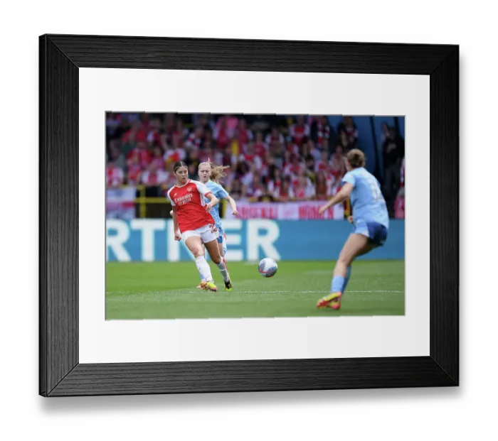 Framed Print : Manchester City v Arsenal FC - Barclays Women´s Super League Manchester City v Arsenal FC - Barclays Women´s Super League