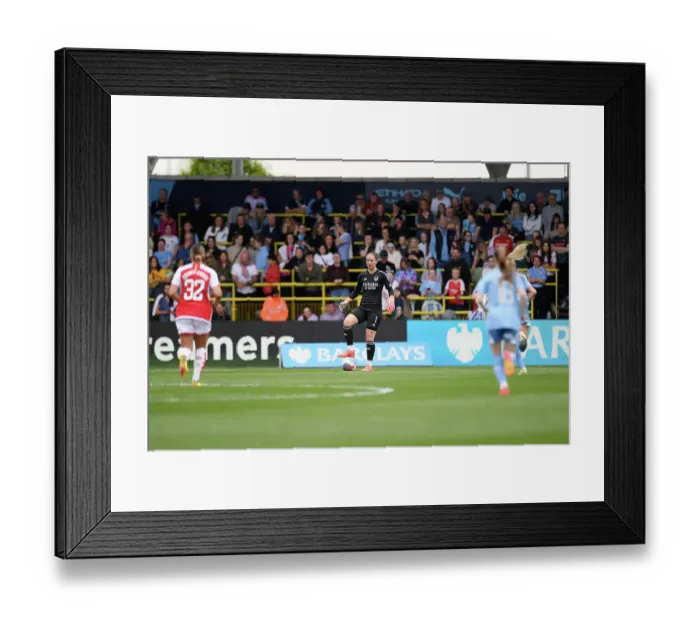 Framed Print : Manchester City v Arsenal FC - Barclays Women´s Super League Manchester City v Arsenal FC - Barclays Women´s Super League