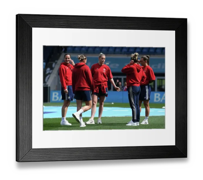 Framed Print : Manchester City v Arsenal FC - Barclays Women´s Super League Manchester City v Arsenal FC - Barclays Women´s Super League