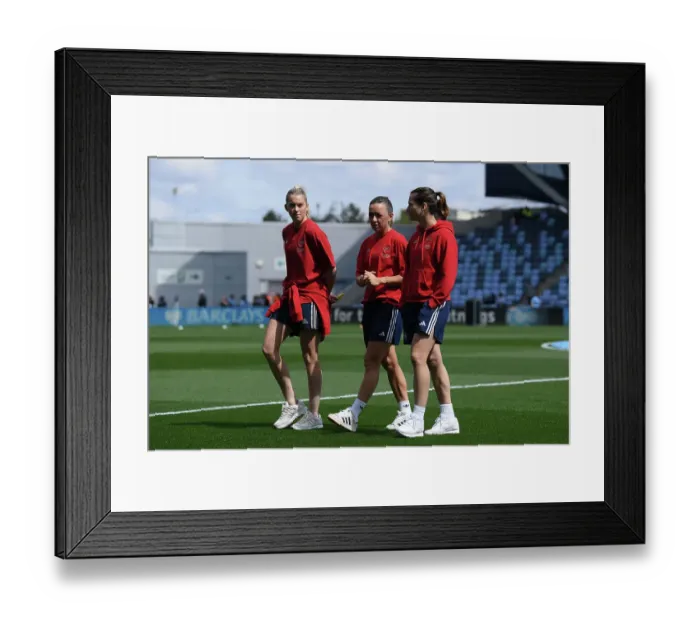 Framed Print : Manchester City v Arsenal FC - Barclays Women´s Super League Manchester City v Arsenal FC - Barclays Women´s Super League