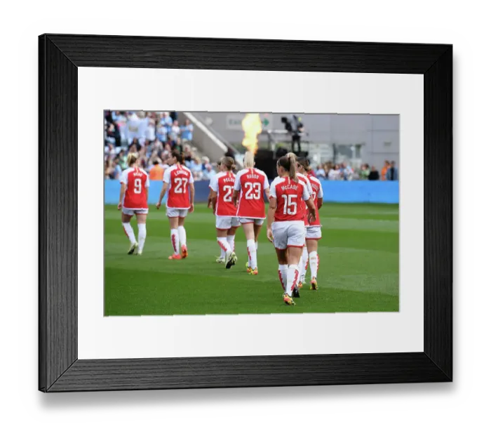 Framed Print : Manchester City v Arsenal FC - Barclays Women's Super League