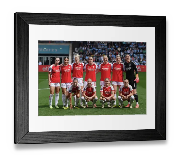 Framed Print : Manchester City v Arsenal FC - Barclays Women's Super League