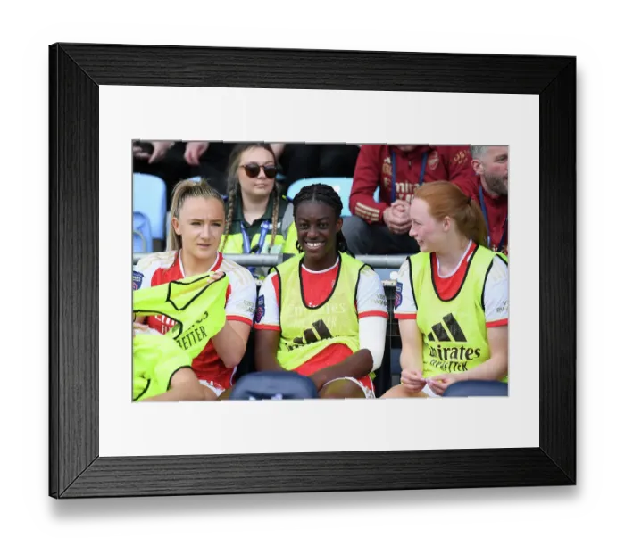 Framed Print : Manchester City v Arsenal FC - Barclays Women´s Super League Manchester City v Arsenal FC - Barclays Women´s Super League