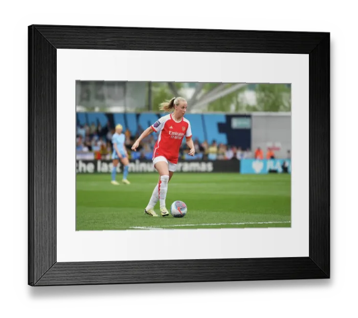 Framed Print : Manchester City v Arsenal FC - Barclays Women's Super League