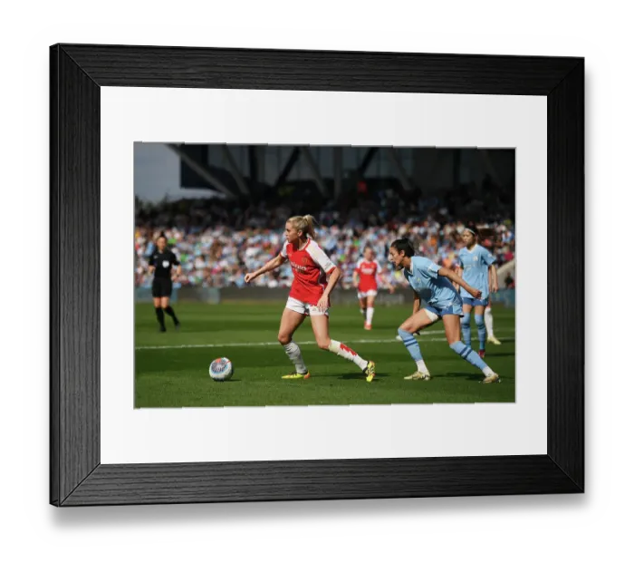 Framed Print : Manchester City v Arsenal FC - Barclays Women's Super League