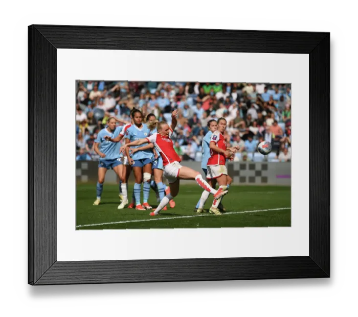 Framed Print : Manchester City v Arsenal FC - Barclays Women´s Super League Manchester City v Arsenal FC - Barclays Women´s Super League