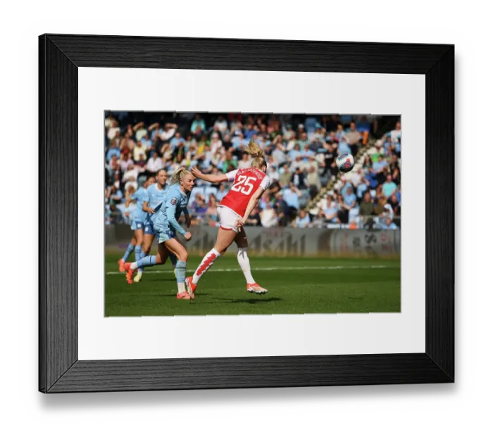 Framed Print : Manchester City v Arsenal FC - Barclays Women´s Super League Manchester City v Arsenal FC - Barclays Women´s Super League