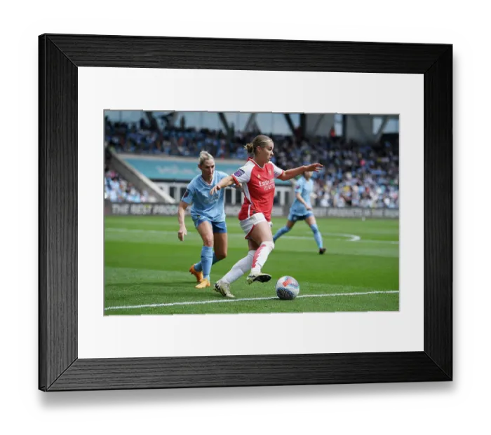 Framed Print : Manchester City v Arsenal FC - Barclays Women´s Super League Manchester City v Arsenal FC - Barclays Women´s Super League