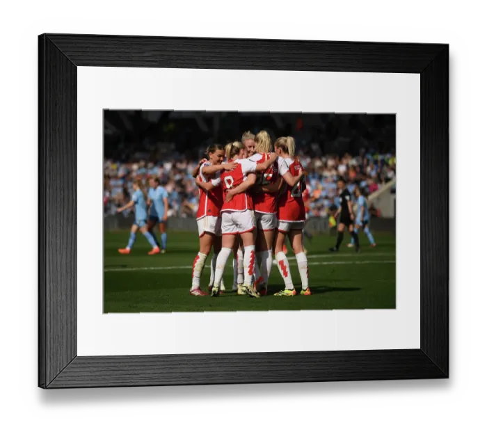 Framed Print : Manchester City v Arsenal FC - Barclays Women´s Super League Manchester City v Arsenal FC - Barclays Women´s Super League