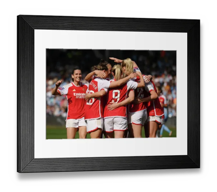 Framed Print : Manchester City v Arsenal FC - Barclays Women's Super League