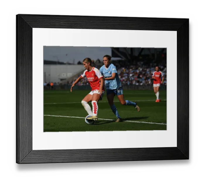 Framed Print : Manchester City v Arsenal FC - Barclays Women´s Super League Manchester City v Arsenal FC - Barclays Women´s Super League