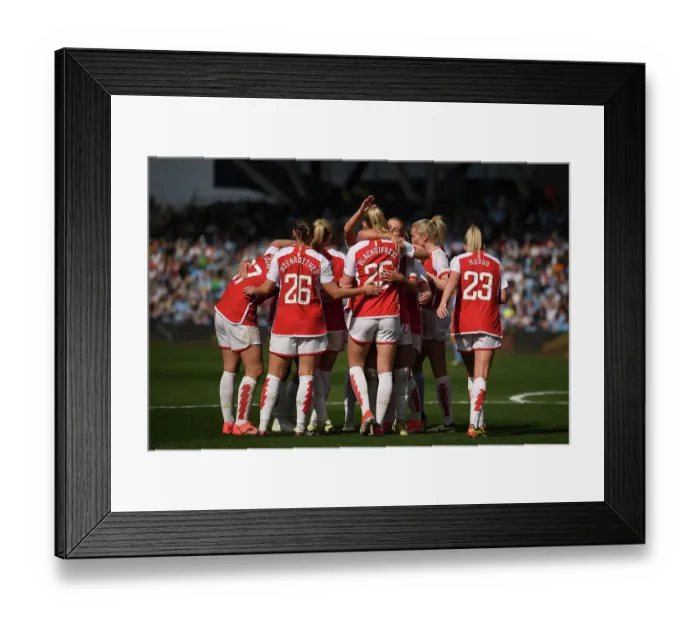 Framed Print : Manchester City v Arsenal FC - Barclays Women´s Super League Manchester City v Arsenal FC - Barclays Women´s Super League