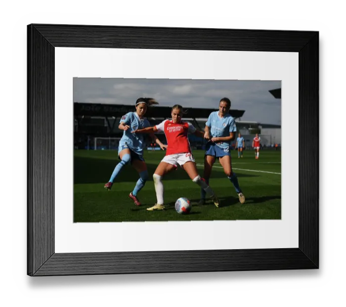 Framed Print : Manchester City v Arsenal FC - Barclays Women's Super League
