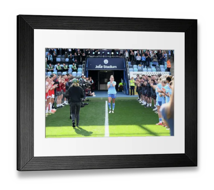 Framed Print : Manchester City v Arsenal FC - Barclays Women´s Super League Manchester City v Arsenal FC - Barclays Women´s Super League