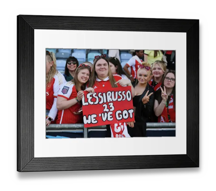 Framed Print : Manchester City v Arsenal FC - Barclays Women's Super League