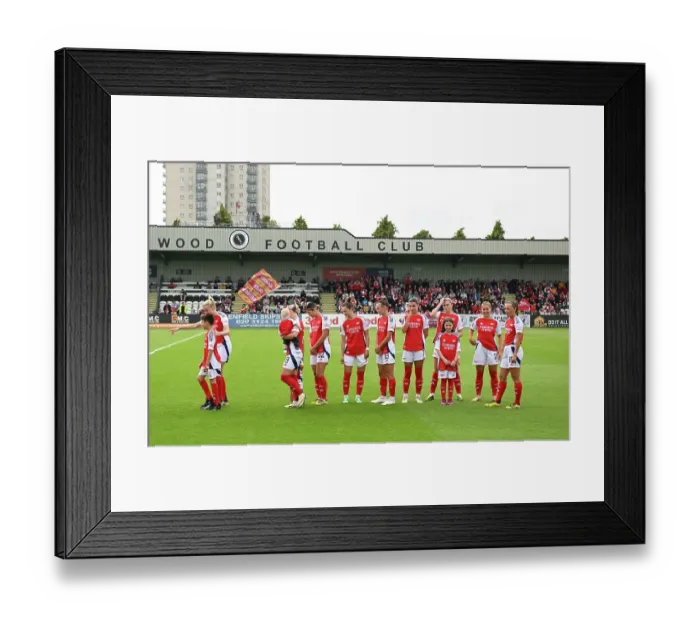 Framed Print : Arsenal FC v Brighton & Hove Albion - Barclays Women´s Super League Arsenal FC v Brighton & Hove Albion - Barclays Women´s Super League