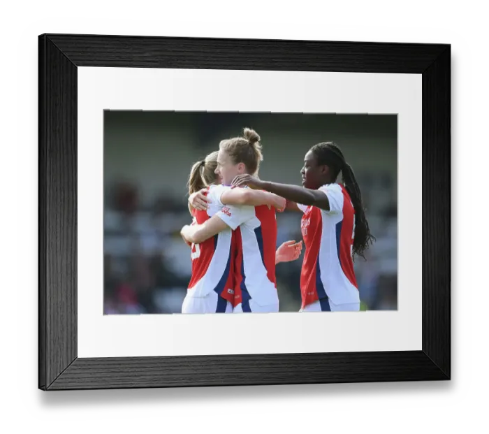 Framed Print : Arsenal FC v Brighton & Hove Albion - Barclays Women's Super League Arsenal FC v Brighton & Hove Albion - Barclays Women's Super League