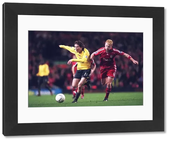 Alex Hleb (Arsenal) John Arne Riise (Liverpool) Liverpool 1: 3 Arsenal