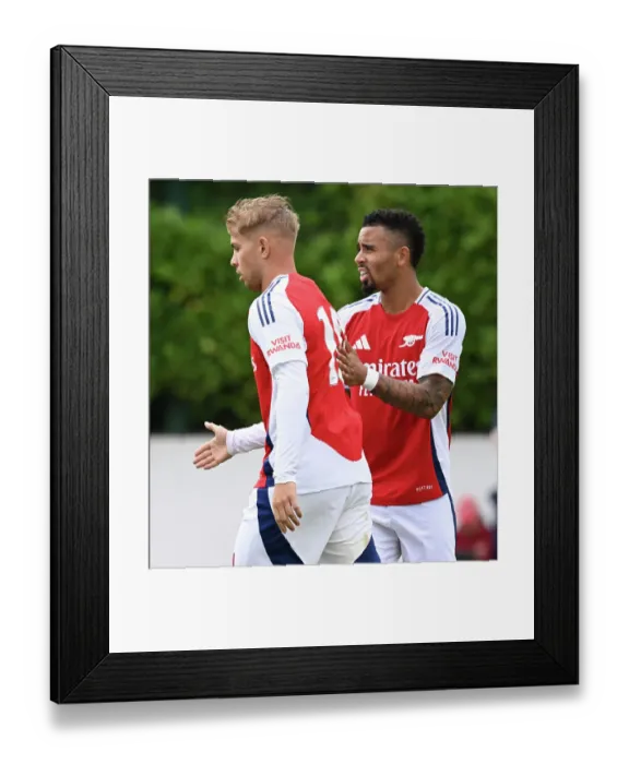 Framed Print : Arsenal XI v Leyton Orient XI: Pre-Season Friendly