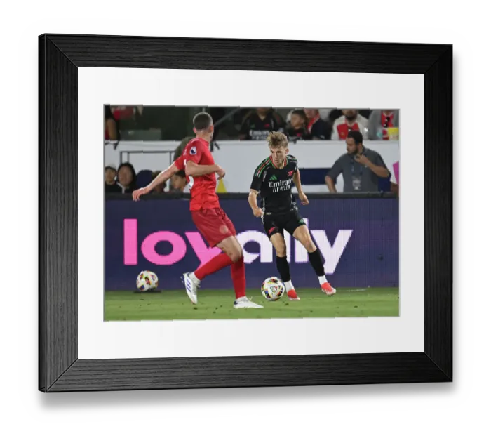 Framed Print : Arsenal FC v AFC Bournemouth - Pre-Season Friendly