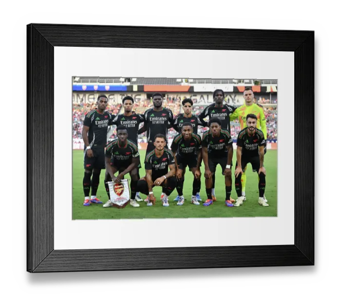 Framed Print : Arsenal FC v AFC Bournemouth - Pre-Season Friendly